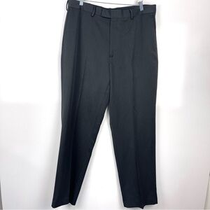 axist pleated dress pants Mens Axist Pleated Front Luxury Flannel Dress Pants Size 38x32 Dark Grey NWT